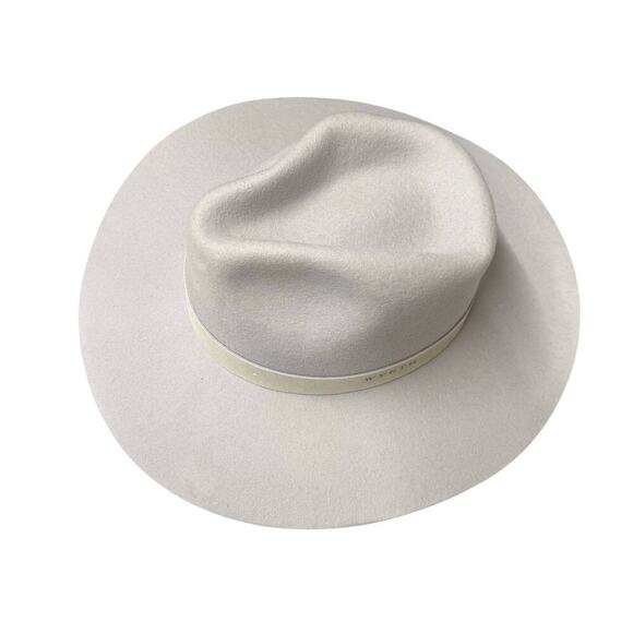 WYETH Women\'s Silver Gray River 100% Fedora Hat One Size NWT main image 11